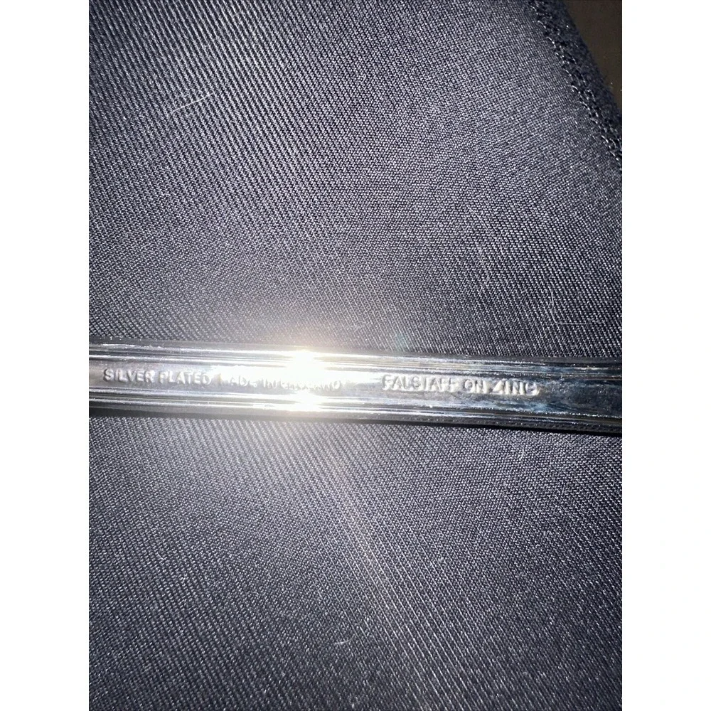 Falstaff on Zinc England Silver Plate Salad Servers‎ Pineapple Fruit Embossed
